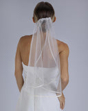 Véu Noiva Curto Tule Francês Rolote Aurora Esposar