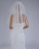 Véu Noiva Médio Off White Triplo Domitila Esposar