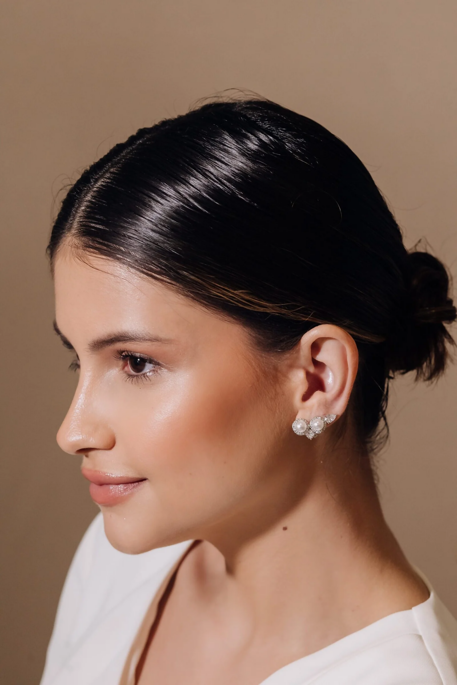 Brinco Ear Cuff de Noiva e Festa Pérolas Ateliê Bride