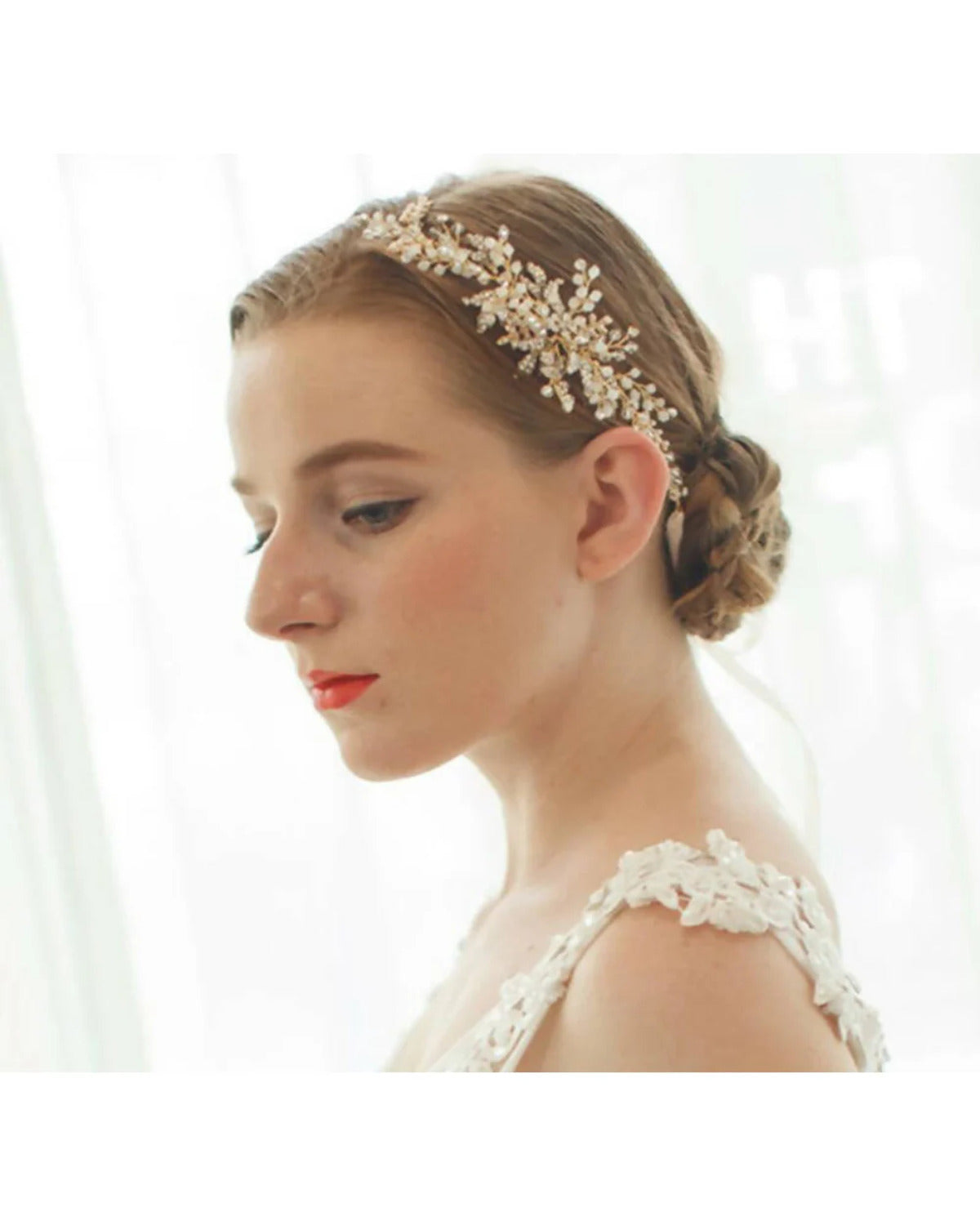 Arranjo de Noiva Bárbara Narcisa Acessórios