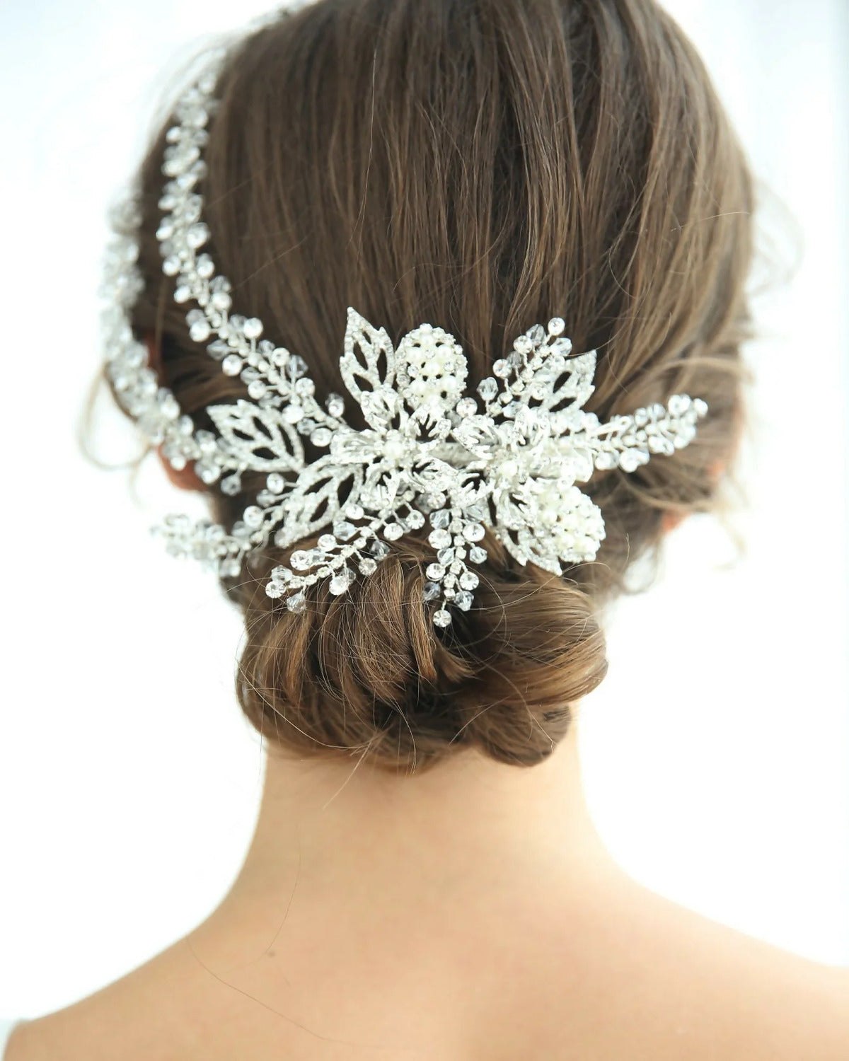 Grinalda de Noiva Ethel Narcisa Acessórios