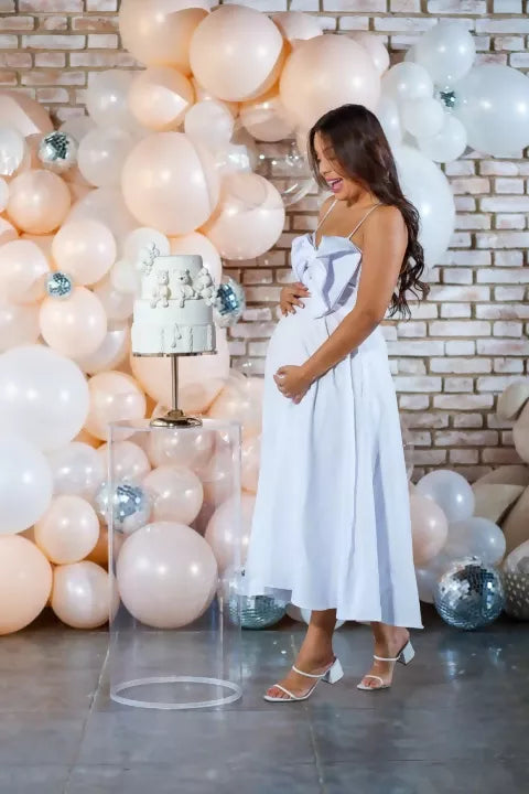 Vestido Noiva Longo Fluído Chiffon Noiva no Civil