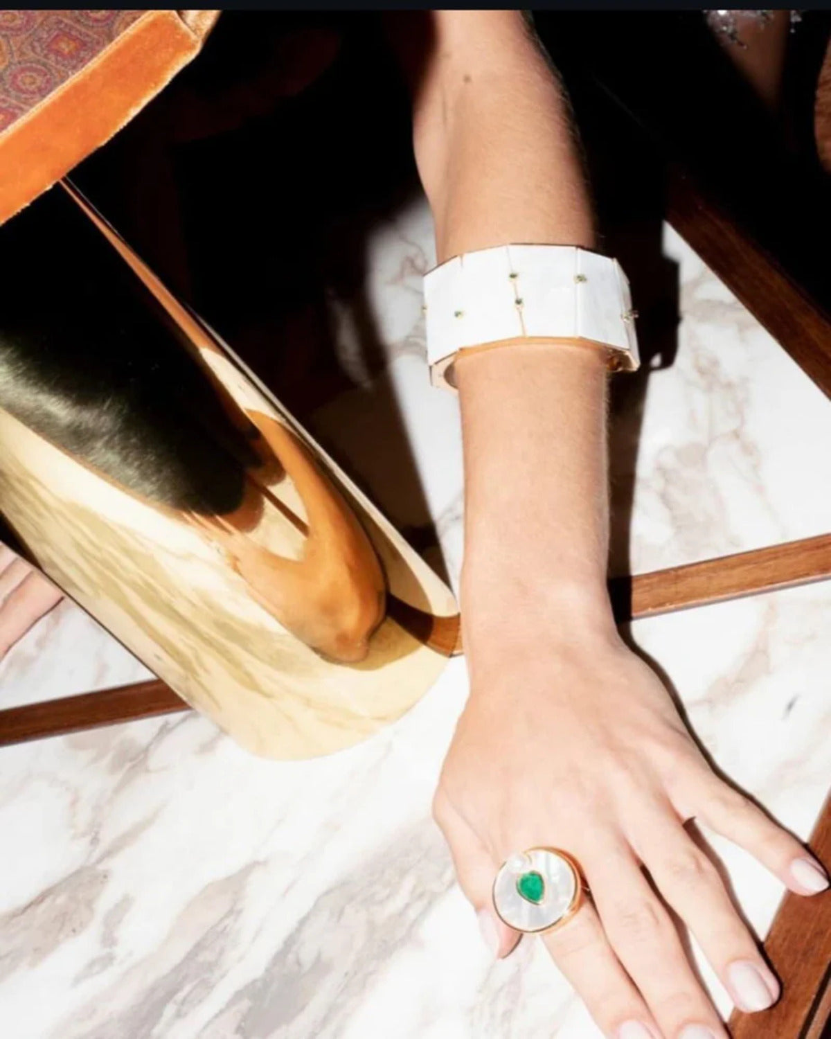 Bracelete Madrepérola Festa Adriana Leite Joias