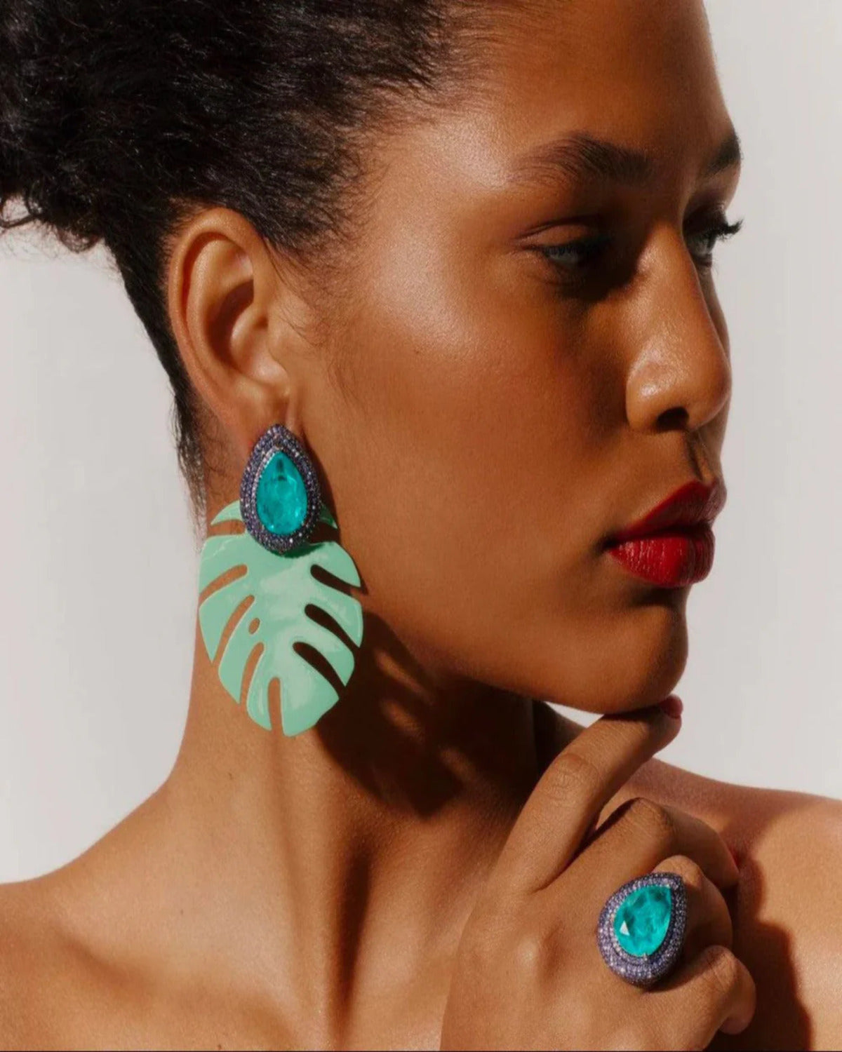 Brinco Horn Costela de Adão Fusion Adriana Leite Joias