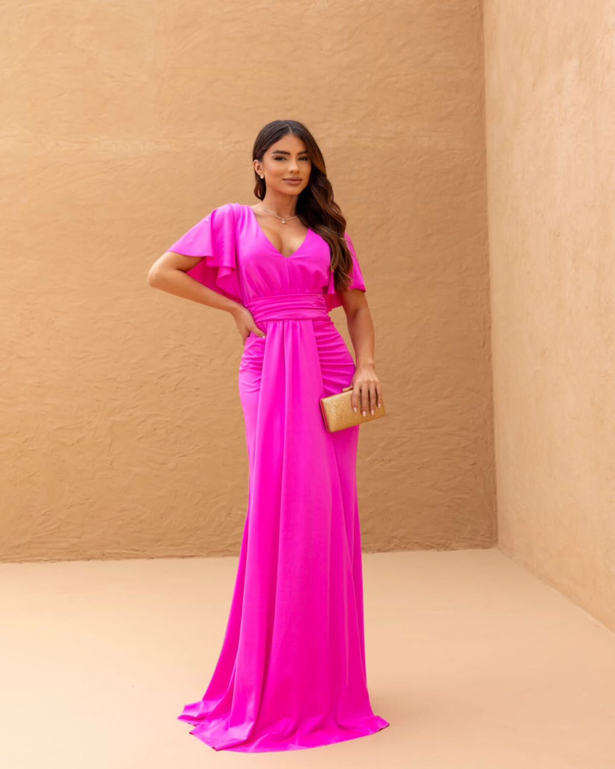 Vestido de Festa Sereia Lycra Galla Dress