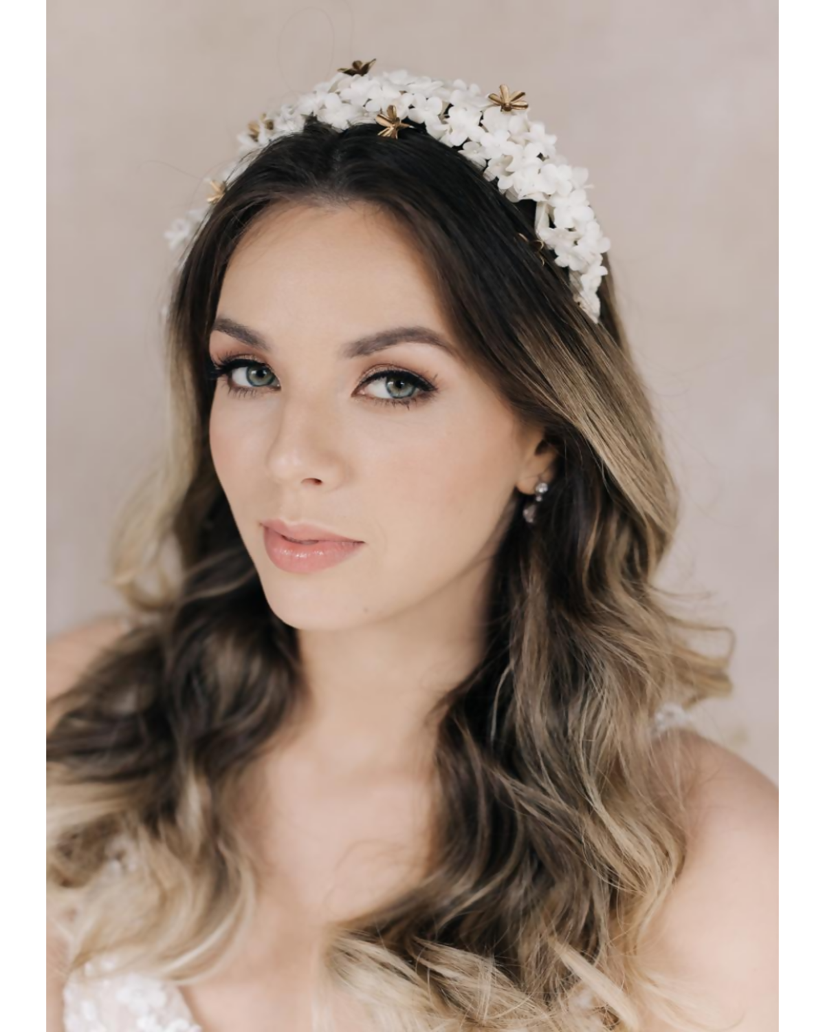 Tiara para Noiva Porcelana Fria Alessandra Cazzaro