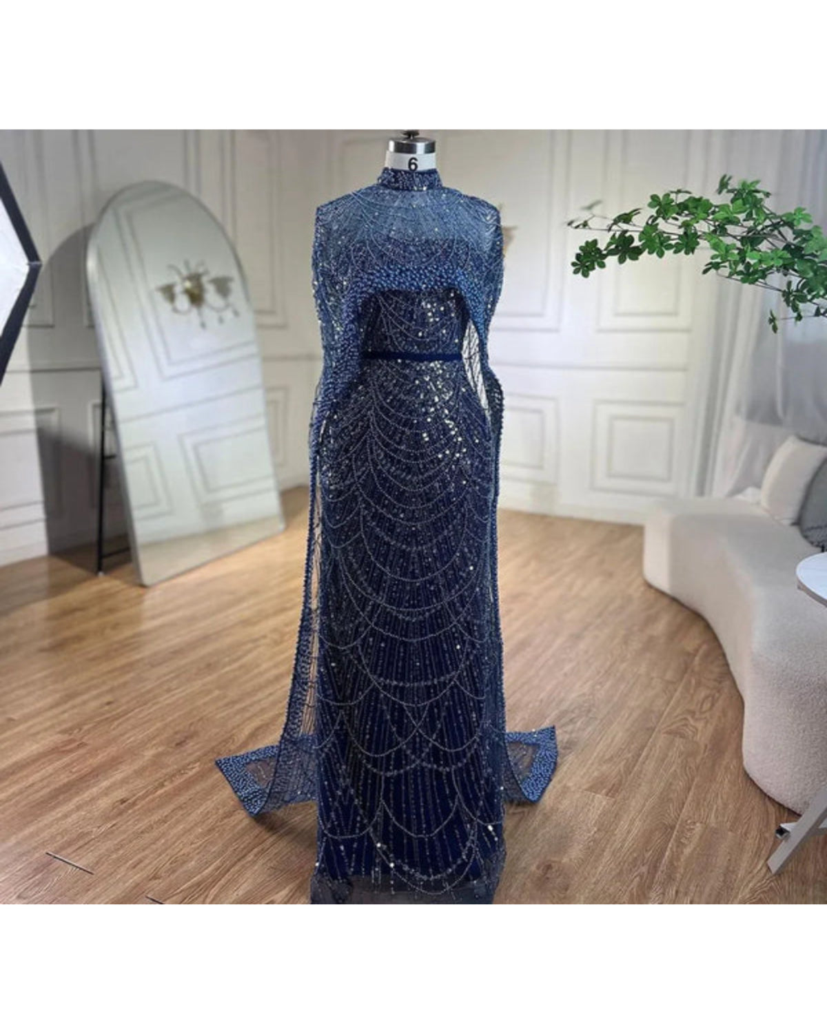 Vestido de Festa de Festa Longo  Yasmine Amallu Oficial