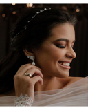 Brinco para Noiva Banhado em ouro Alessandra Cazzaro