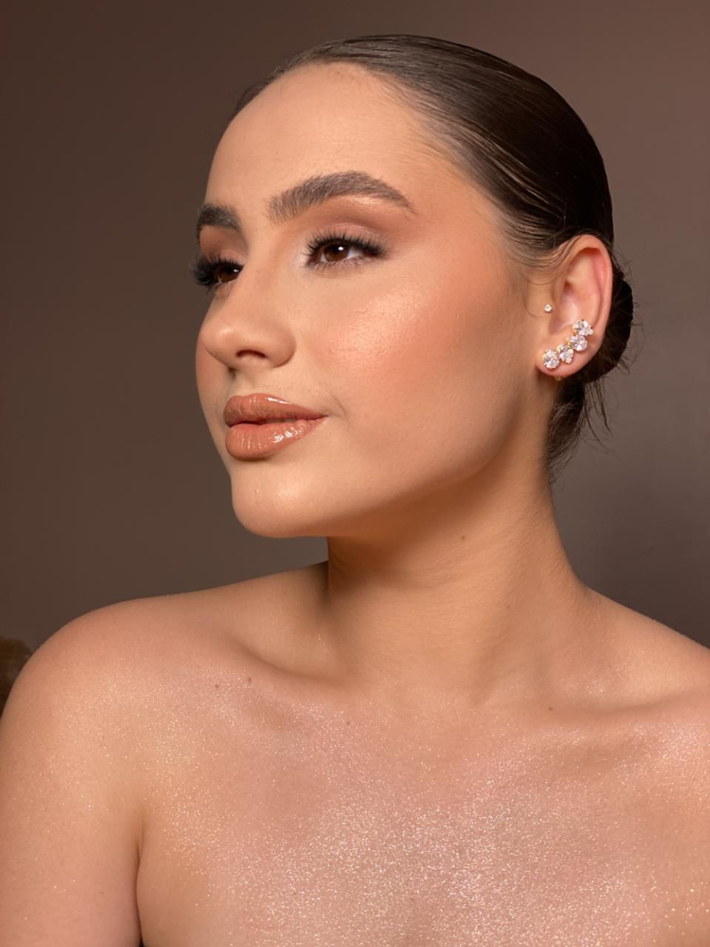 Brinco Earcuff Zircônias Vi Semijoias