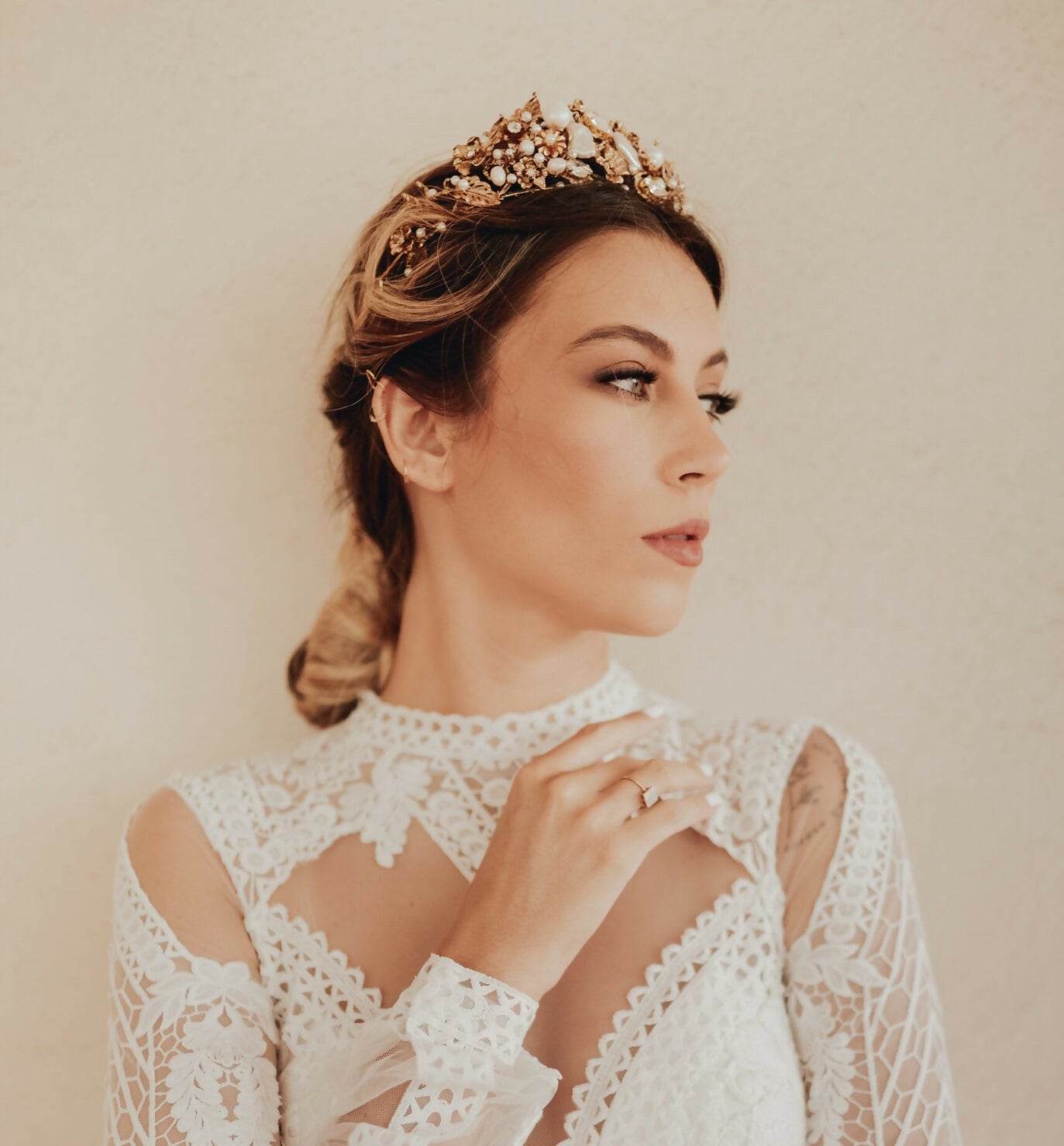 Coroa de Noiva Brunela  Minelli Atelier