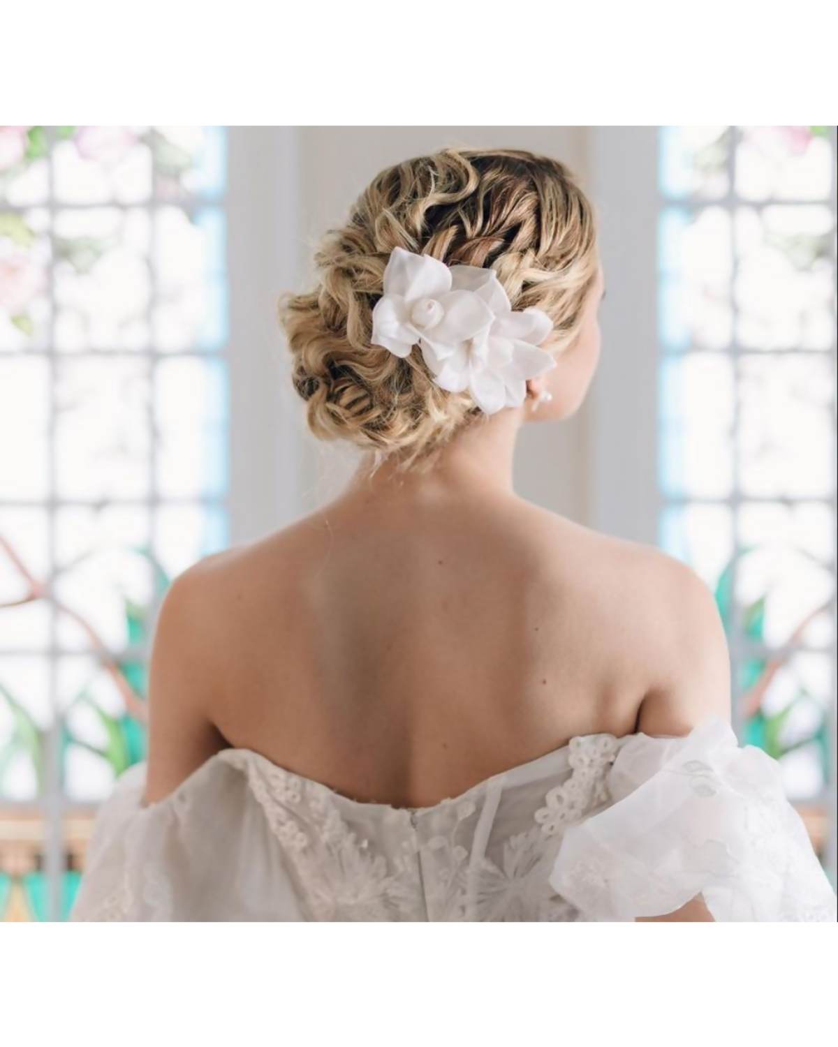 Pente Flores de Tecido Para Cabelo Alessandra Cazzaro