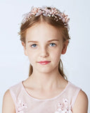 Tiara Sissi para Daminha com Flores Narcisa Acessórios