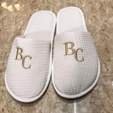 Kit 5 Pantufas Picquet Branca Personalizada With My Name