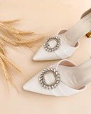 Scarpin de Noiva Vibrante 6 Sara Bride