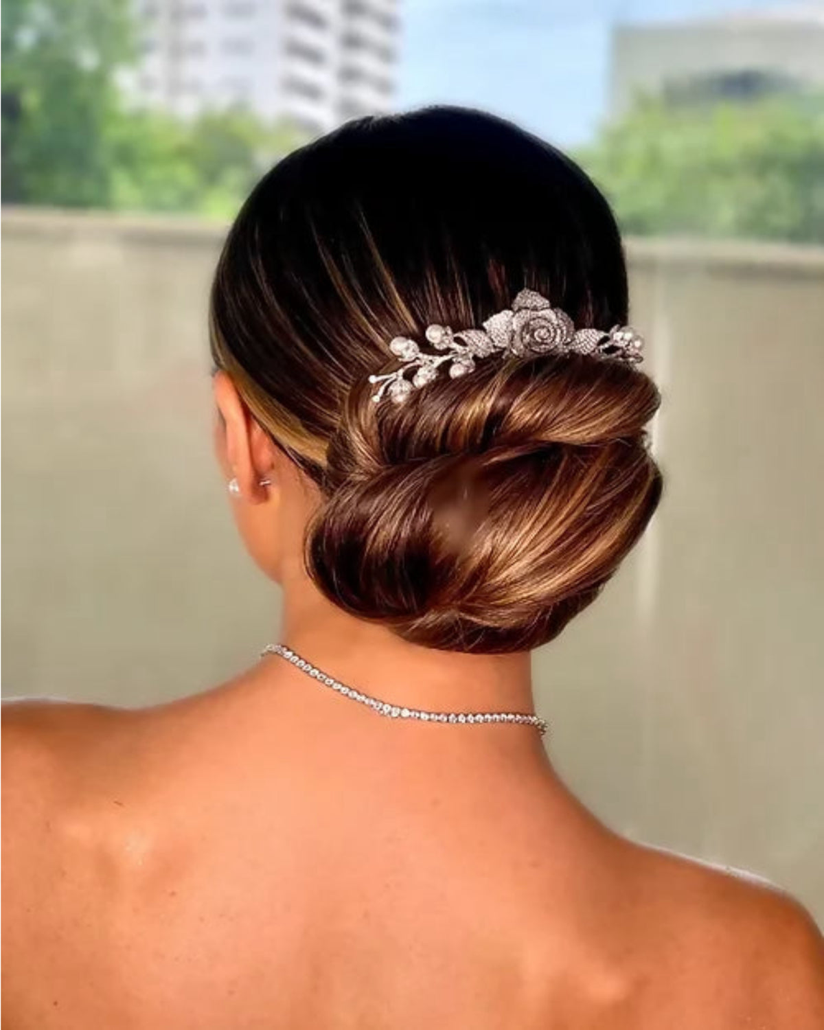 Pente para Noiva Microzircônias Anna Conte Acessórios