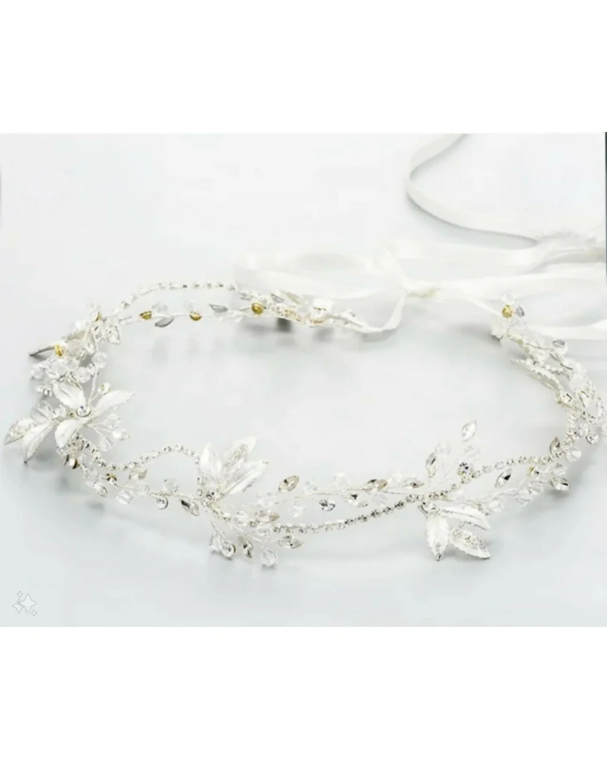 Tiara de Noiva Vert Galant Narcisa Acessórios