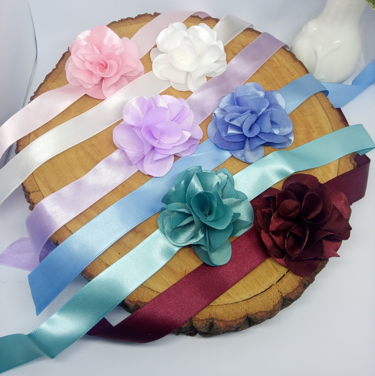 Kit 6 Corsage Damas de Honra SilFlores