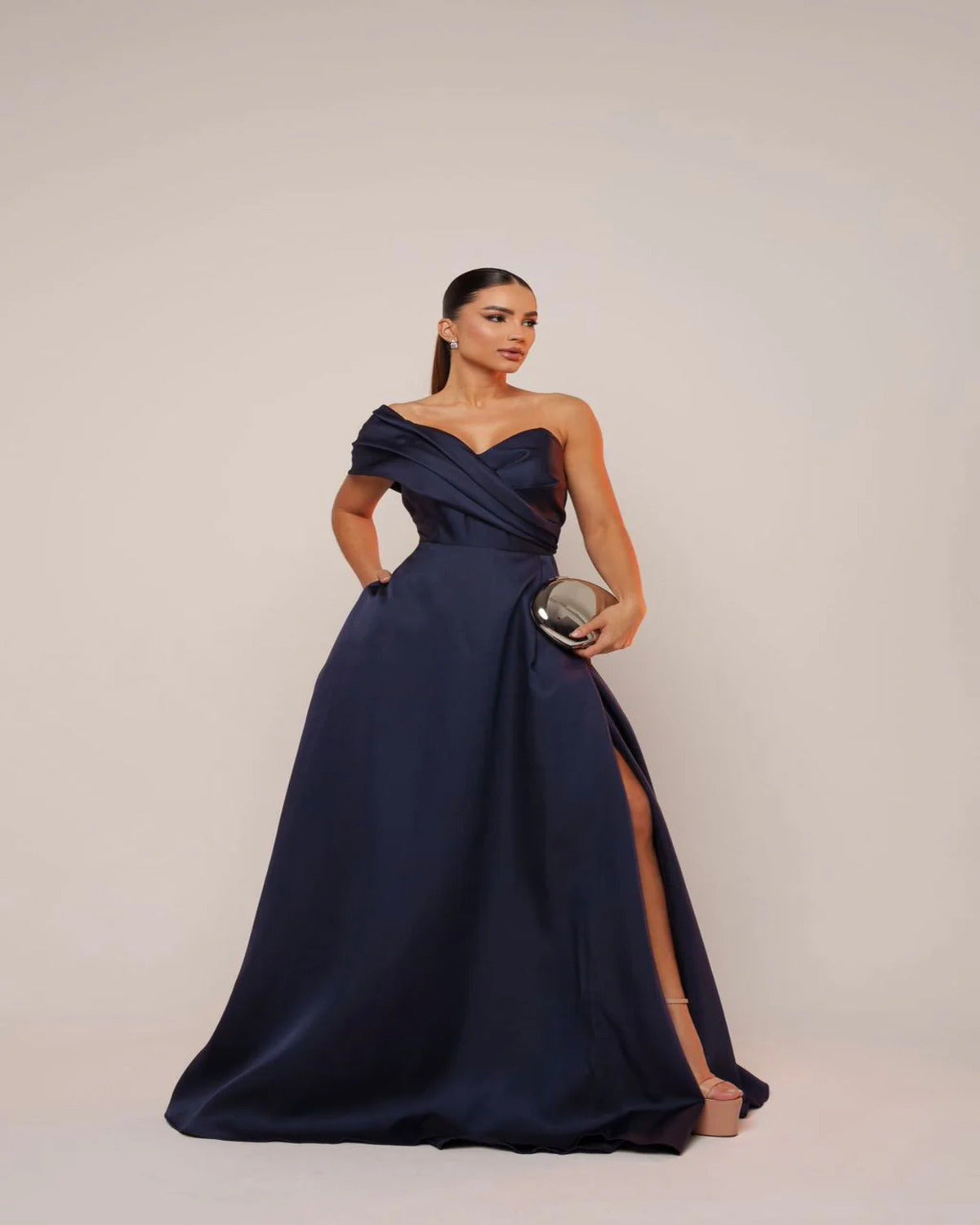 Vestido de Festa Zibeline Ombro Só Galla Dress