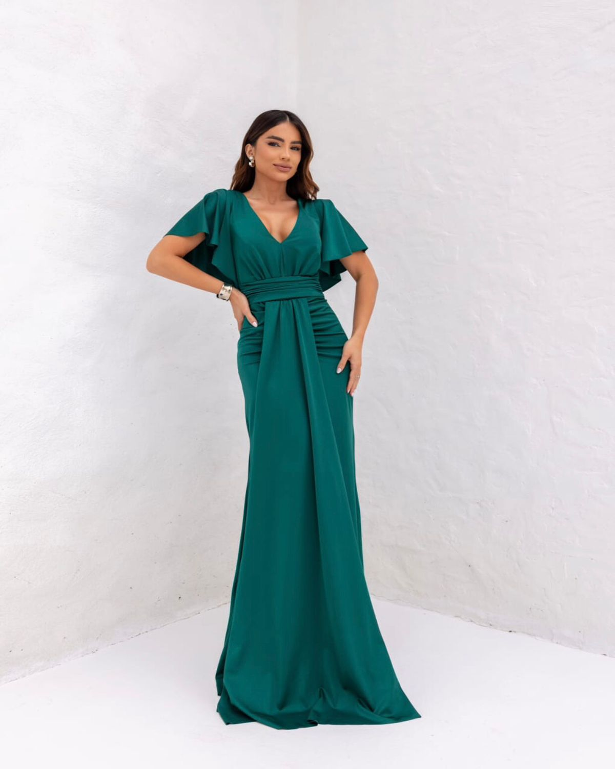 Vestido de Festa Sereia Lycra Galla Dress