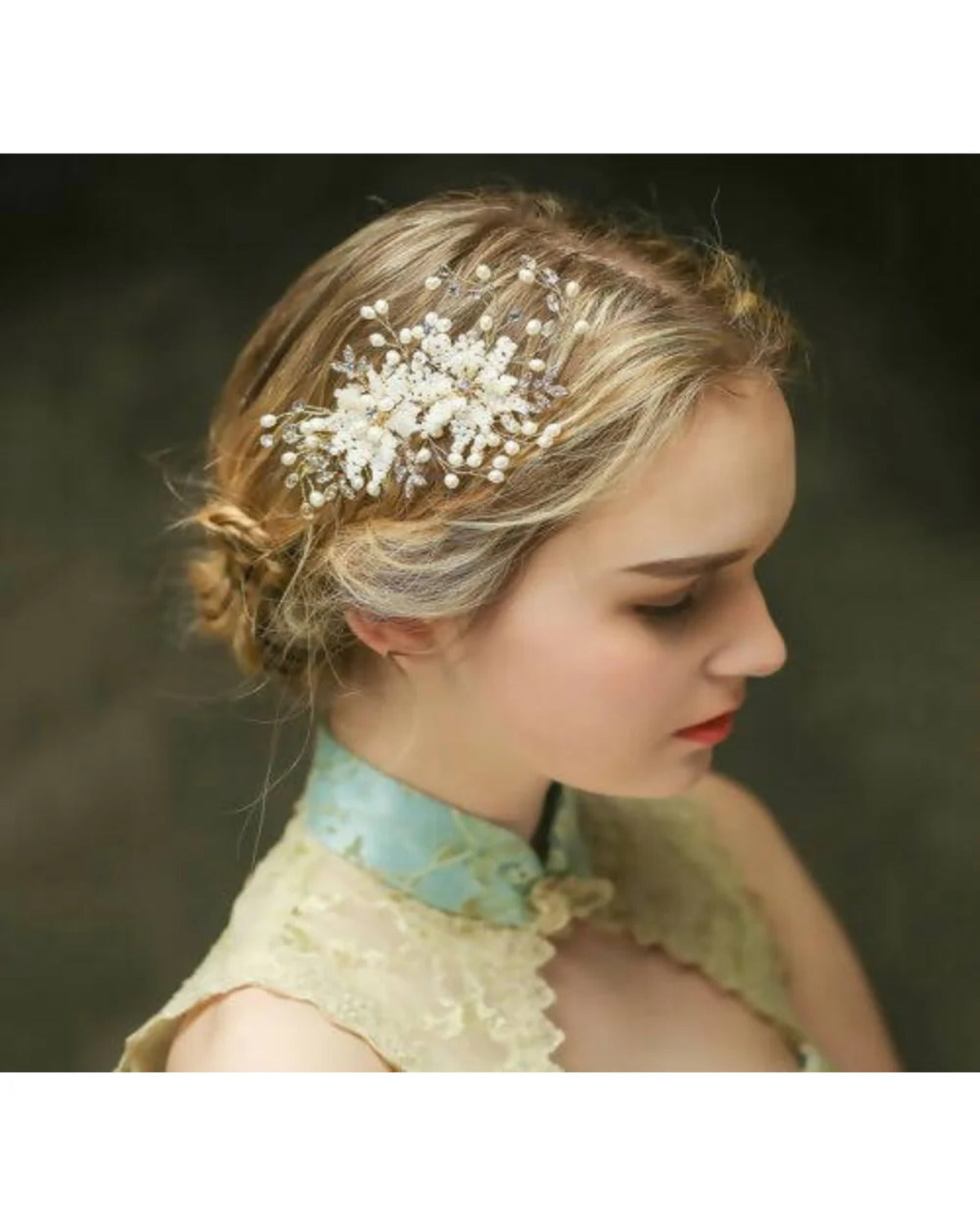 Arranjo de Noiva Victória Narcisa Acessórios