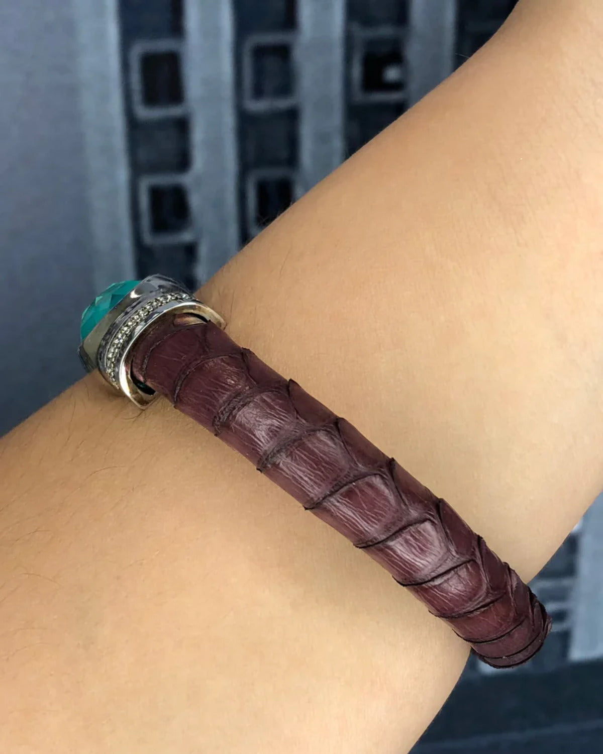 Bracelete Verano Phyton Festa Adriana Leite Joias