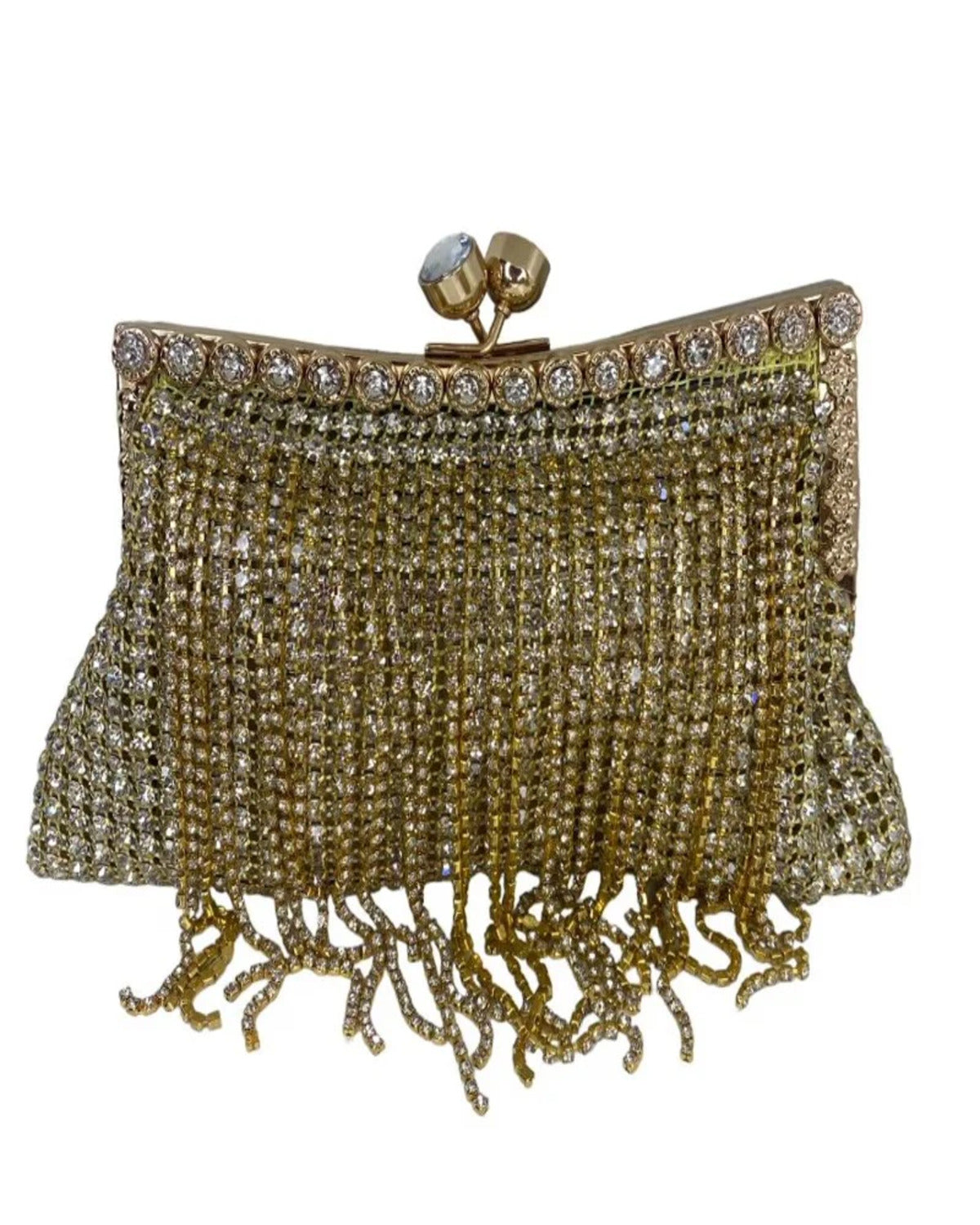 Bolsa Clutch Franja Adriana leite Jóias