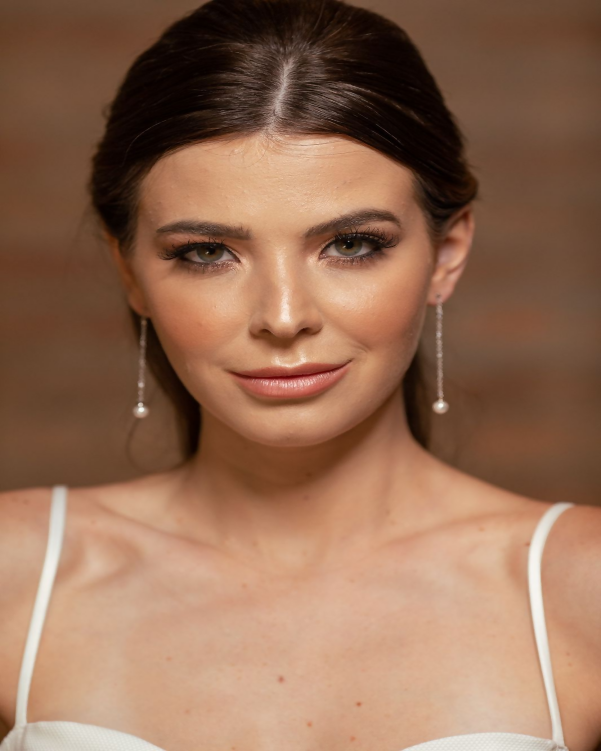 Brinco para Noiva Corrente Pérola Alessandra Cazzaro