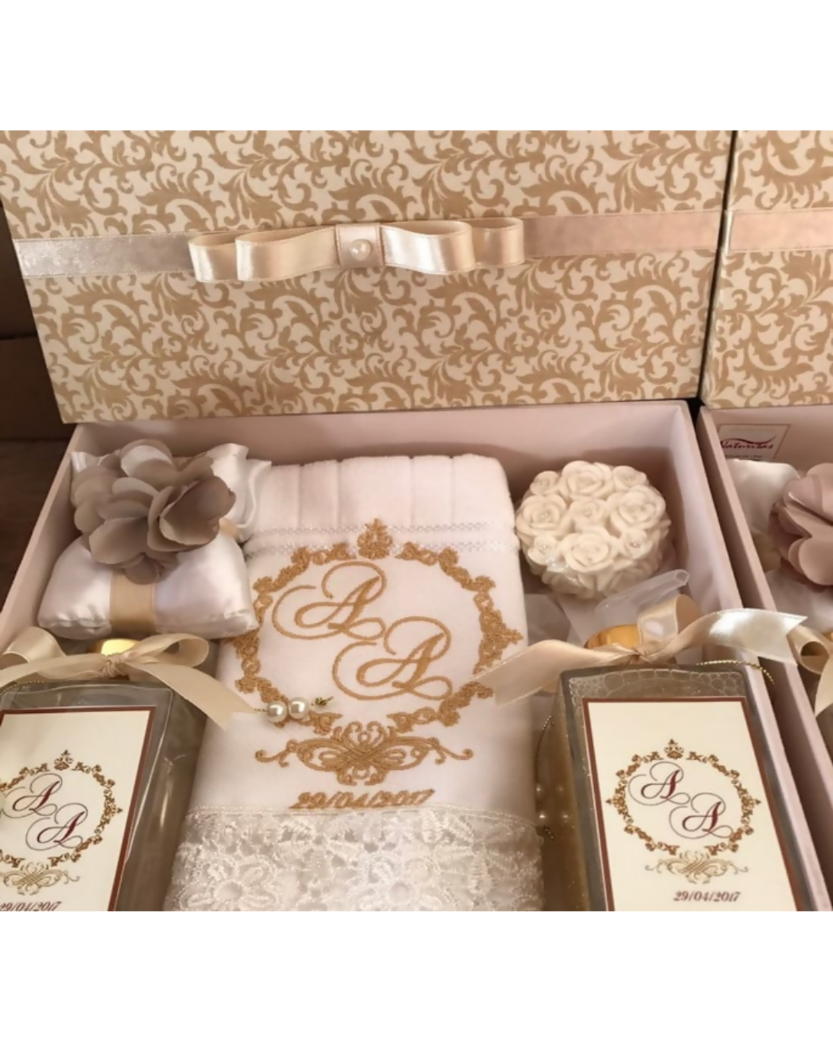 Kit 10 Caixas Convites Pais dos Noivos Dora Bella