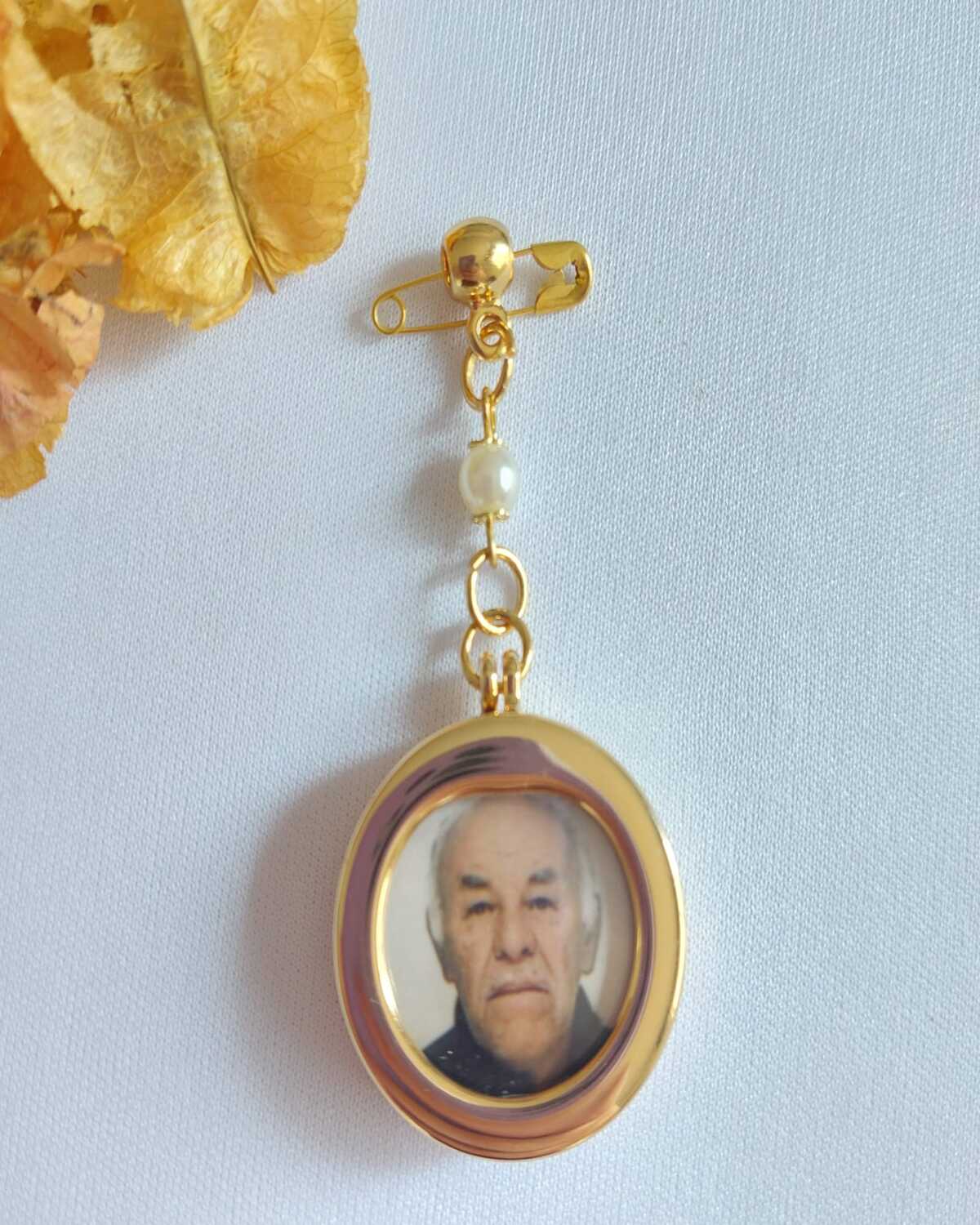 Relicário Para Buquê Redondo Ateliê Fernanda Cristina