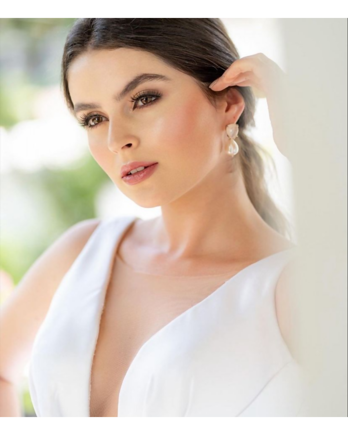 Brinco para Noiva Cristal e Pérolas Alessandra Cazzaro