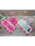 Kit de 20 Chinelos Personalizados com Necessaire Carteira Pé de Noiva