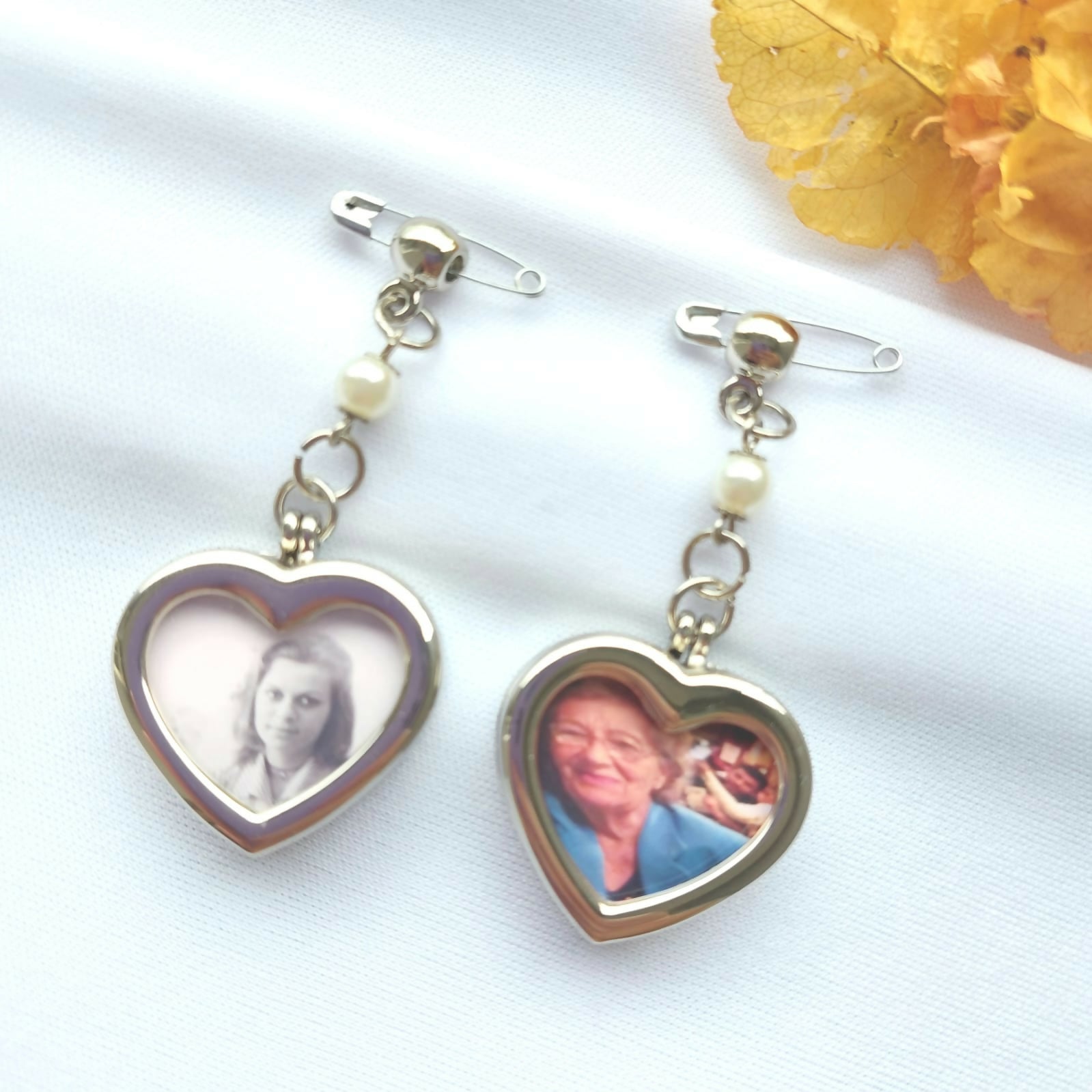 Relicário Para Buquê Coração Ateliê Fernanda Cristina