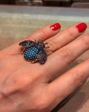 Anel Vespa Ajustável Festa Adriana Leite Jóias