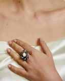 Anel Ninfas Festa Aro Ajustável Adriana Leite Jóias