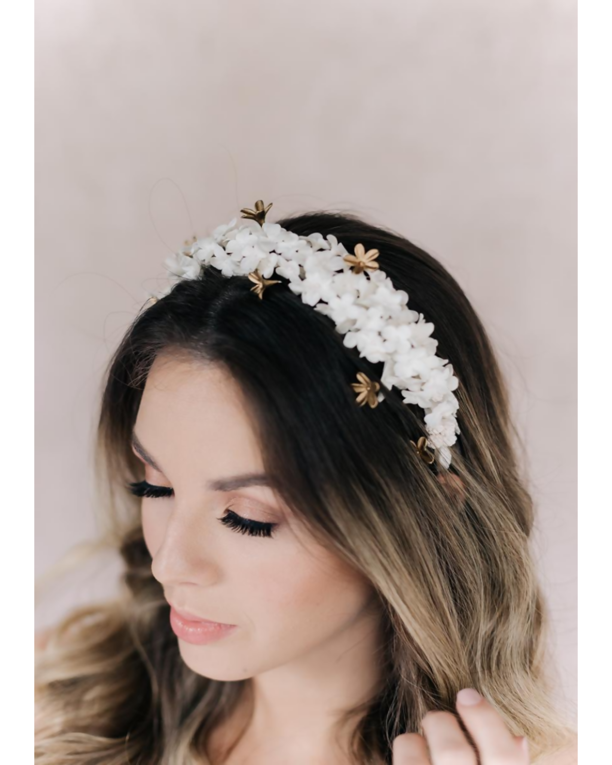 Tiara para Noiva Porcelana Fria Alessandra Cazzaro