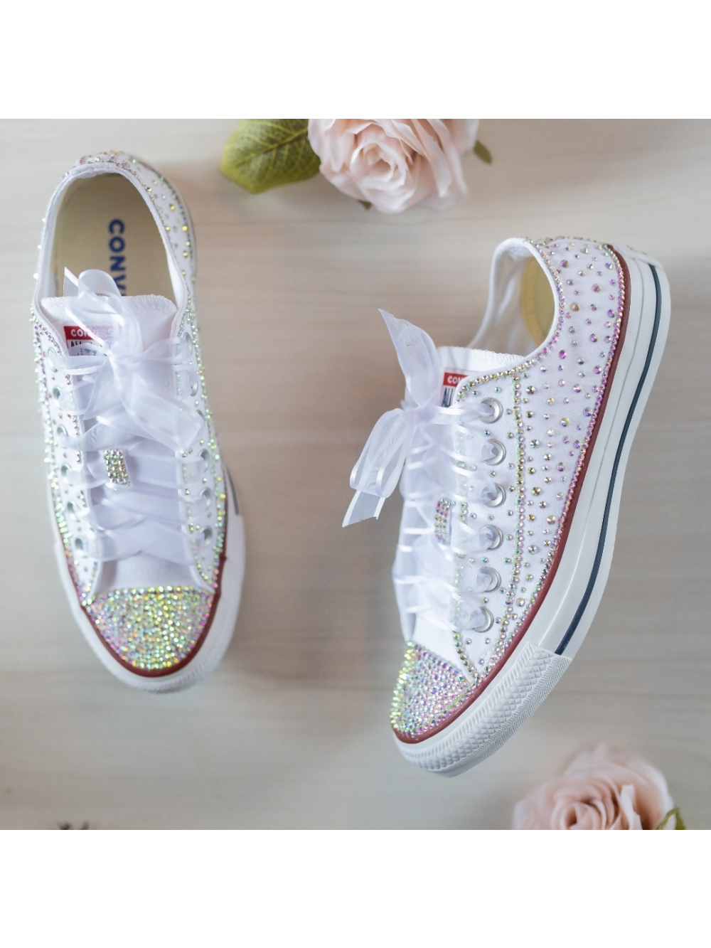 Tênis All Star de Noiva ou Festa Caetana Customizados