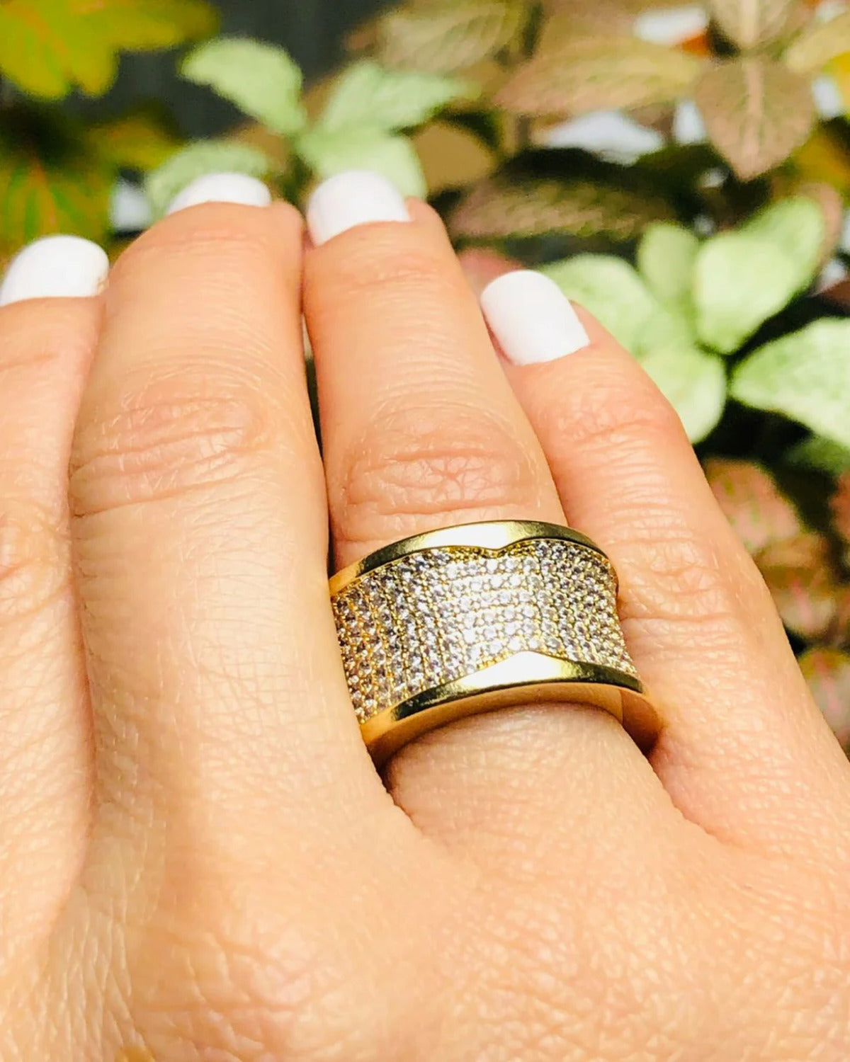 Anel Zircônia Festa Adriana Leite Jóias