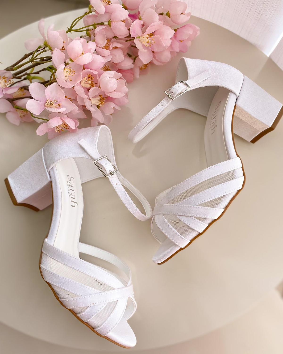 Sandália de Noiva Ardósia Sara Bride