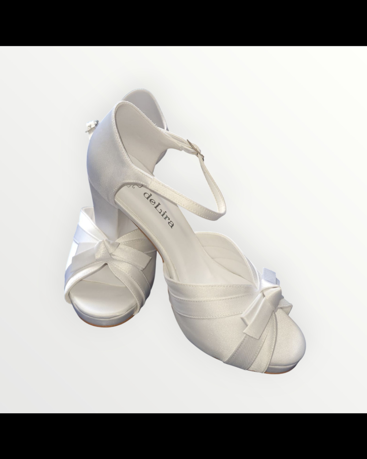 Peep Toe Valvet Noiva deLira Sapatos e Acessórios