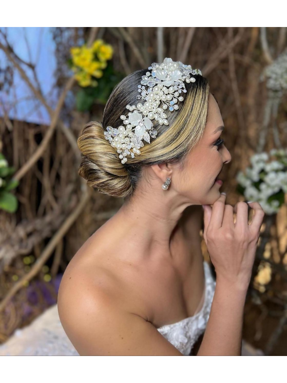 Tiara de Noiva Ruth Reis Acessórios