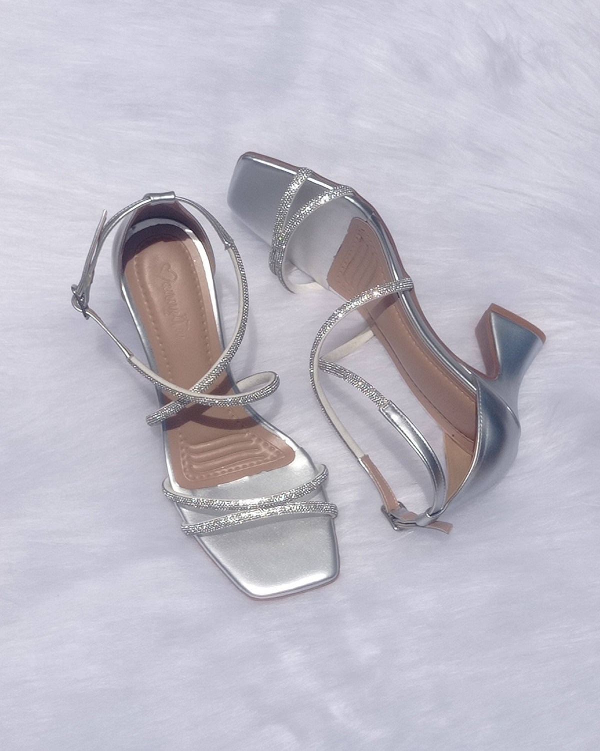 Sandália de Festa Stefania PS Manuzita Calçados