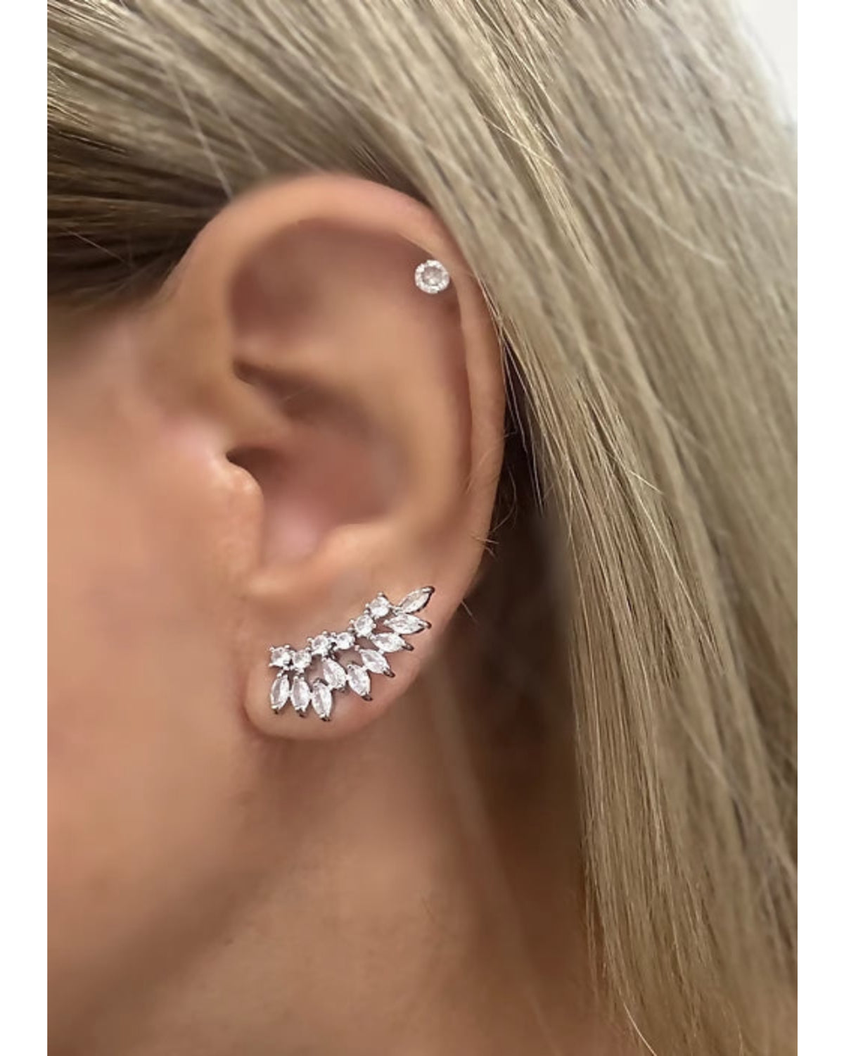 Brinco para Noiva Ear Cuff Anna Conte Acessórios