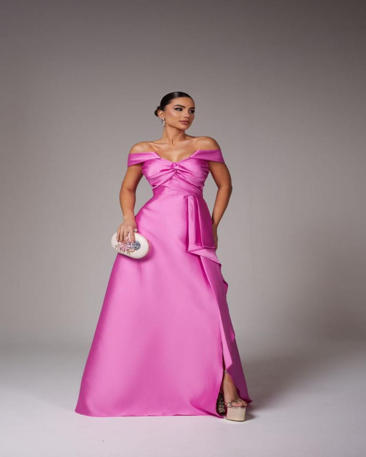 Vestido de Festa Zibeline Ombro a Ombro Galla Dress