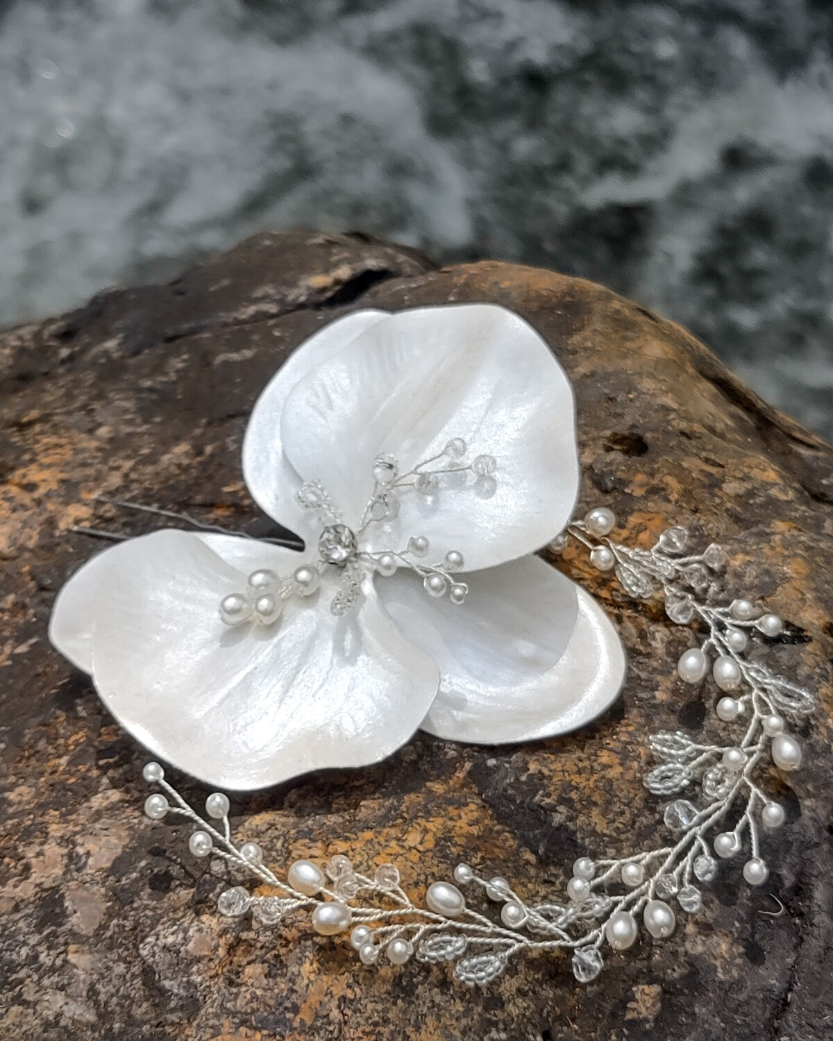 Grinalda Orquídea para Noivas Meu Doce Encanto Casamento