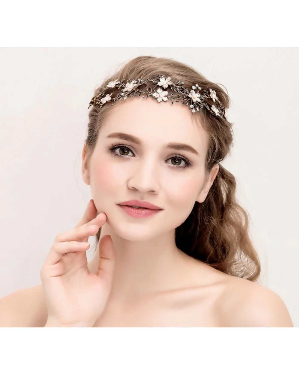 Tiara de Noiva Maresias Narcisa Acessórios