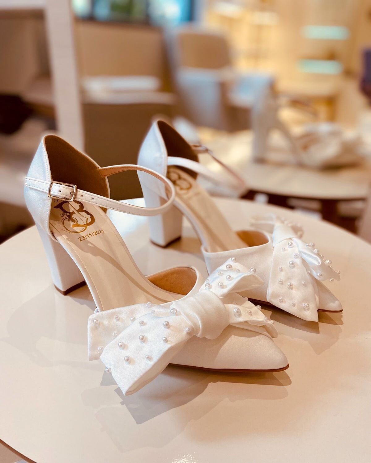 Scarpin de Noiva Joana Sarah Brides
