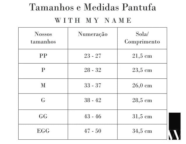 Kit 10 Pantufas Imperial With My Name