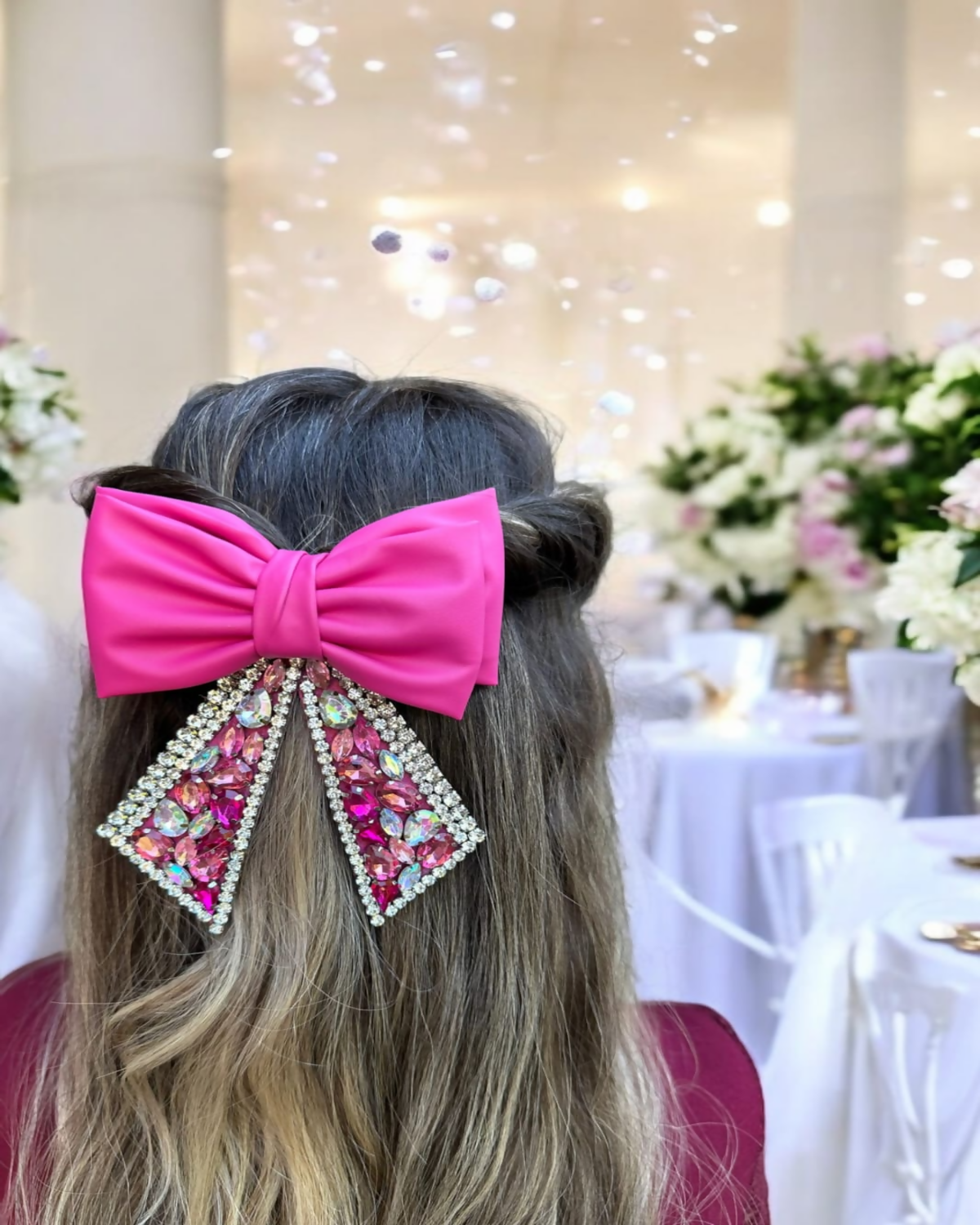 Laços de Cabelo Festa Aline Moura