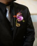 Relicário Para Lapela Redondo Ateliê Fernanda Cristina