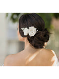 Grinalda de noiva Flores Roses Minelli Atelier
